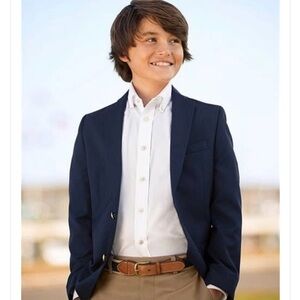 Navy wool classic blazer 12